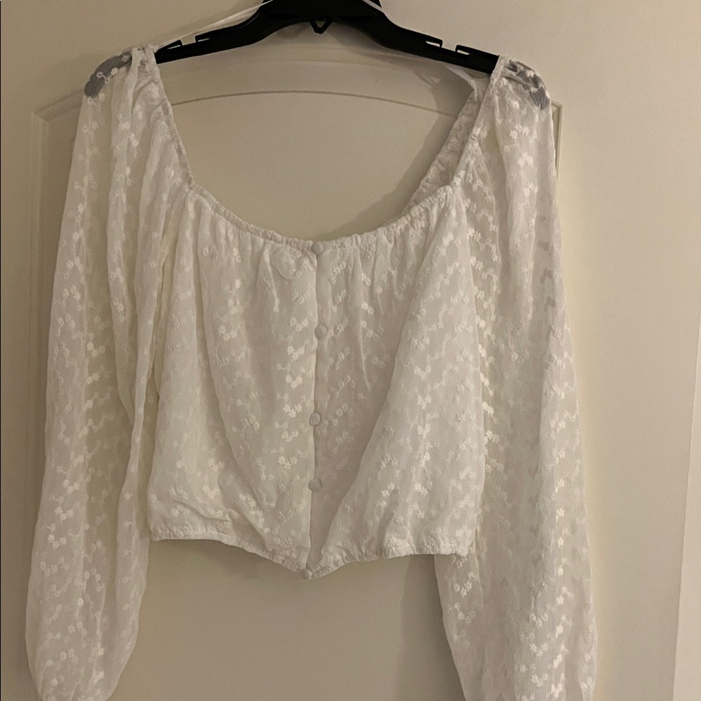 Elegant White Women's Top